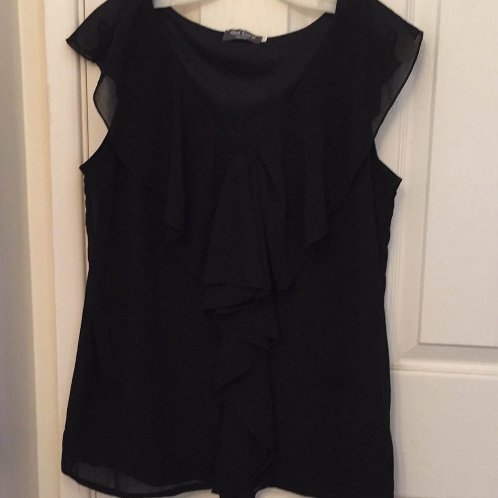 Red Coral double-layered sleeveless top (S)